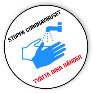 Stoppa coronaviruset - tvätta dina händer
