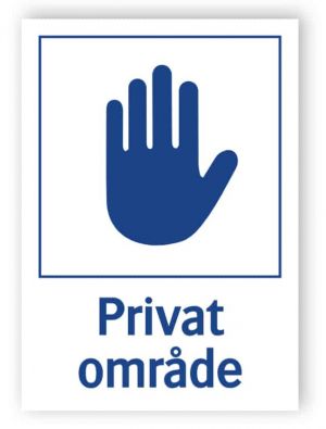 Privat område