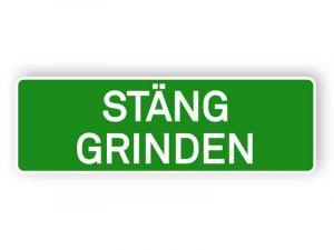 Stäng grinden