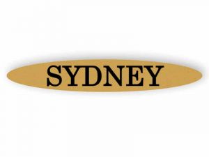 Sydney - Guld tecken