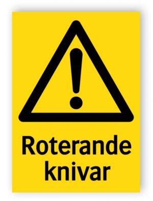 Roterande knivar