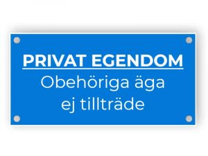 Privat egendom