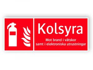 Brandsläckare kolsyra