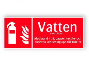 Brandsläckare vatten 1