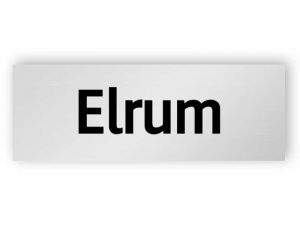 Elrum skylt