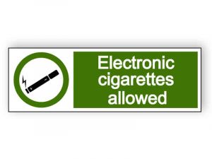 Elektroniska cigaretter tillåts - landskapet karaktär
