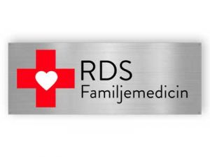 Familjemedicin - Rektangel aluminiumskyltar