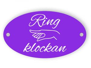 Ring klockan - Violett tecken