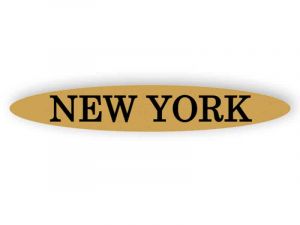 New York - Guld tecken
