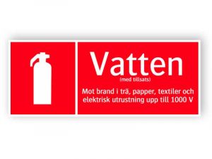 Brandsläckare vatten