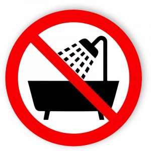 Om du vill använda förbud mot apparaten i badet, dusch eller överfyllda vattenbassäng