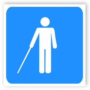 Handikapp sign - Blind